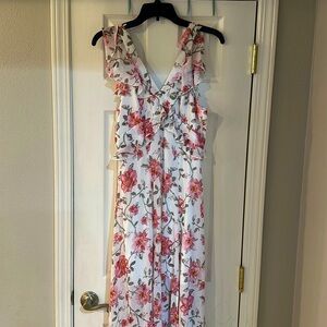 JJ House pink & white dress.